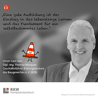 © RKW Kompetenzzentrum Porträtfoto von Thomas Murauer und Zitat